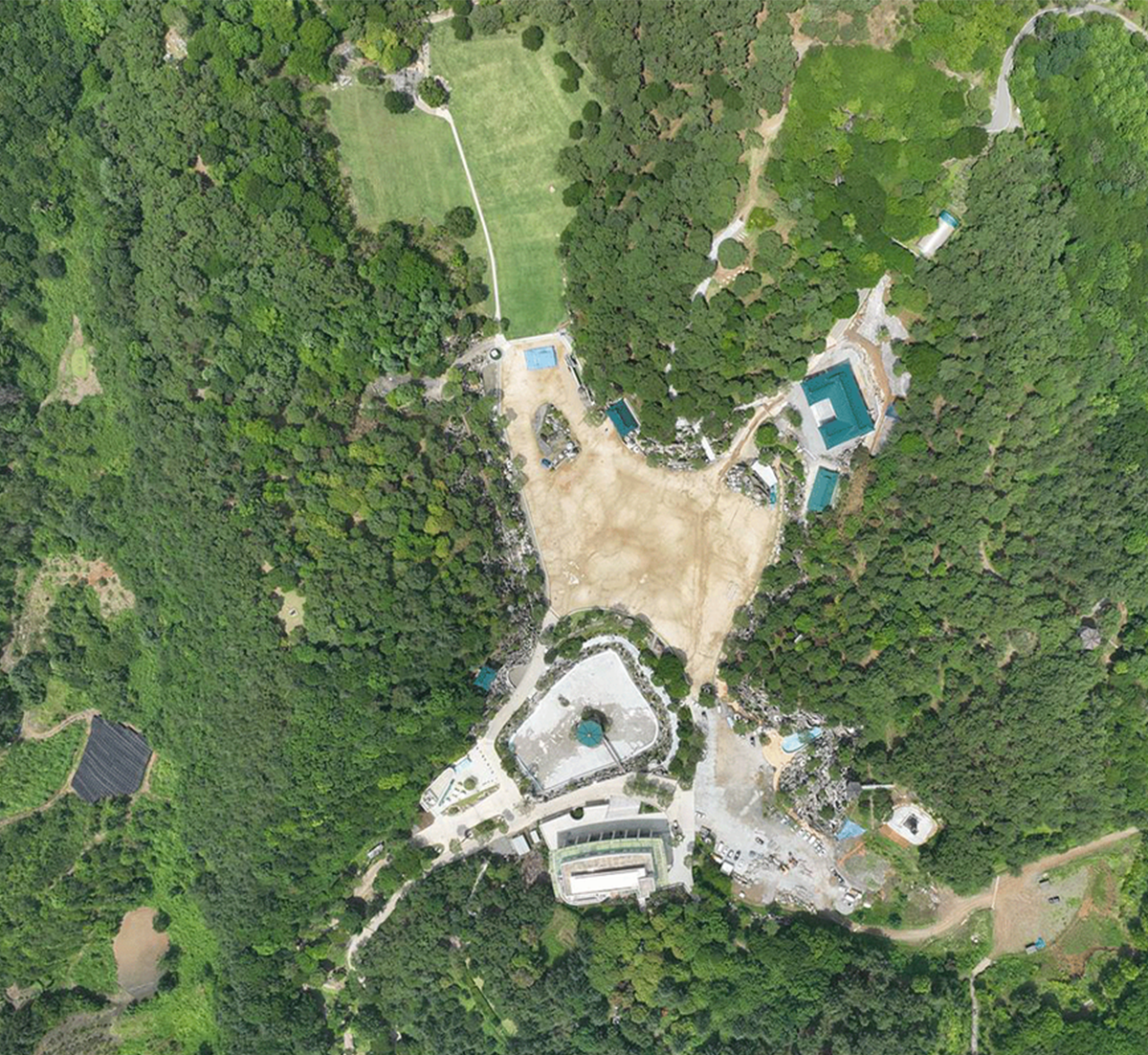 월명동 별 모양 지형 일러스트 오버레이